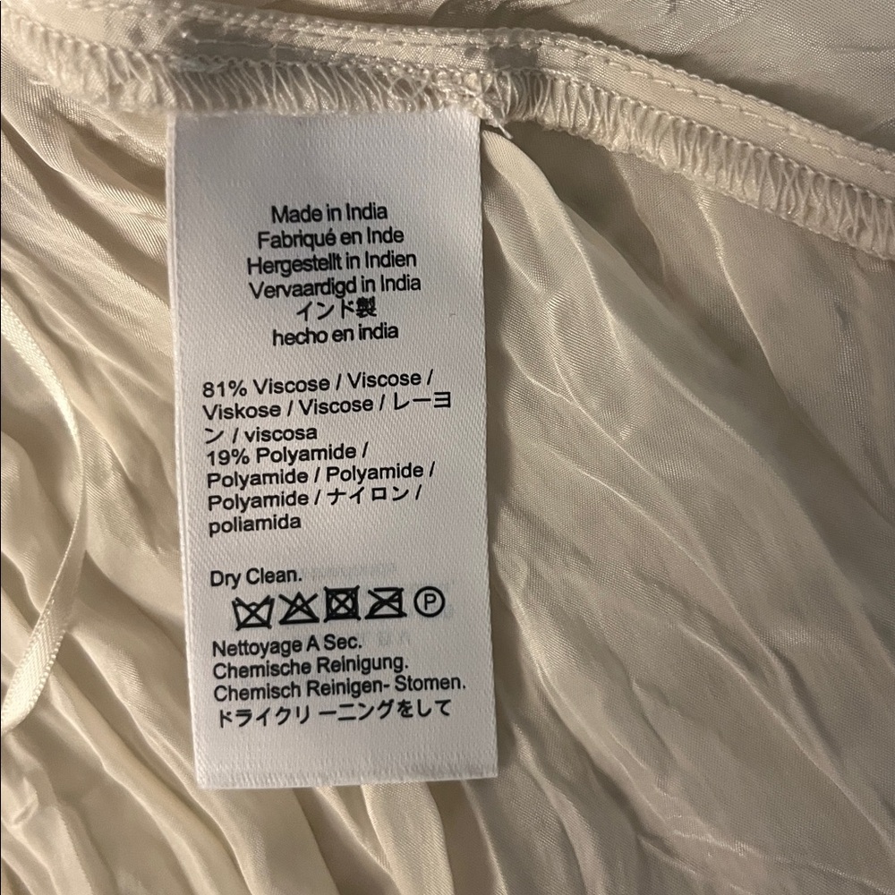J. Crew Ivory Ruffle V-Neck Peplum Blouse - Picture 7 of 7